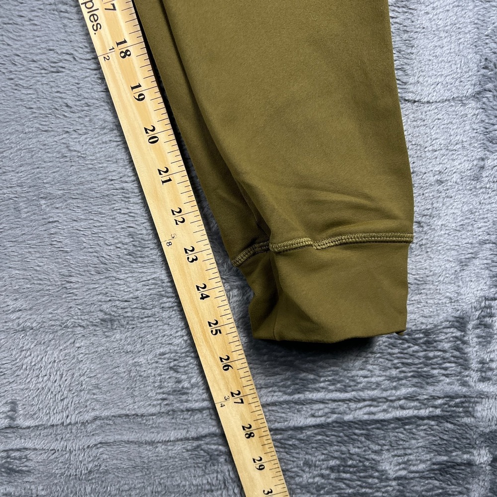 Zyia Active Unwind Jogger Pants Womens Medium Olive Green Mid Rise Drawstring - Picture 8 of 14